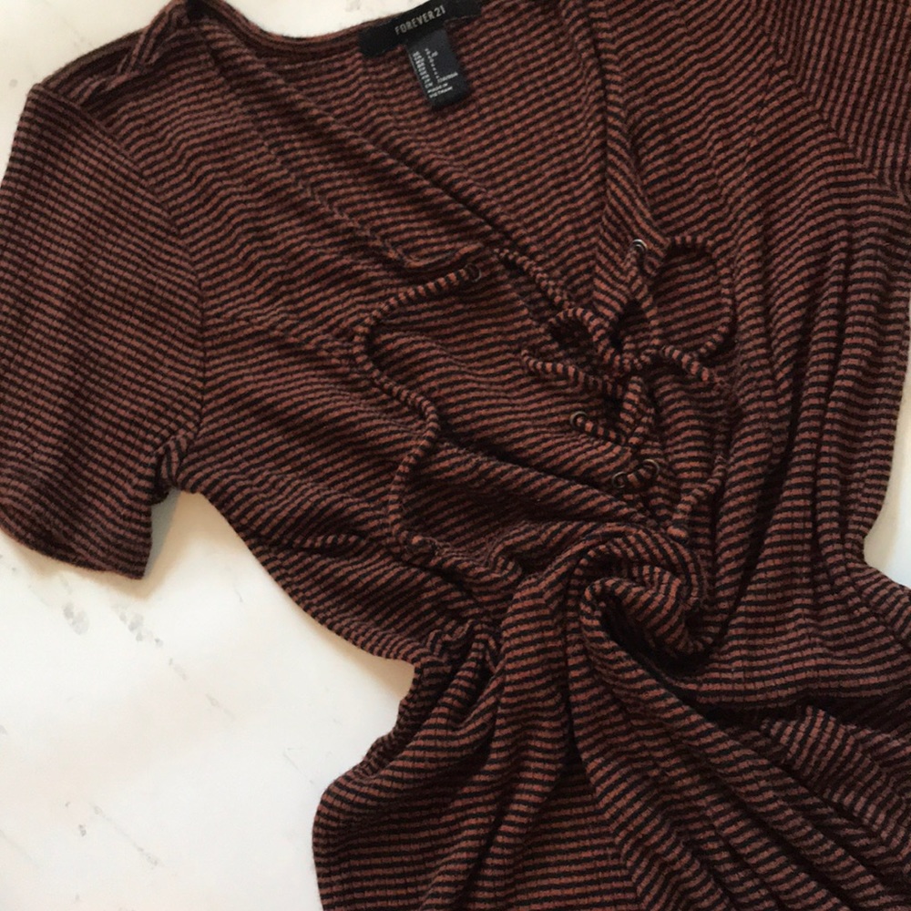 Forever 21 Lace Up Dress